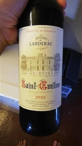 Bordeaux Saint-Émilion Landerac Chevalier 2022