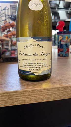 Loiredalen Coteaux-du-Layon EARL Bernier Vieilles Vignes 2022