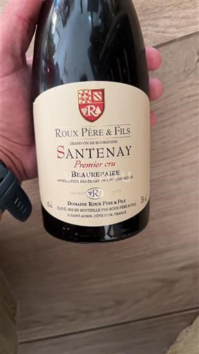 Borgogna Santenay Premier Cru Domaine Roux Père & Fils Beaurepaire 2017