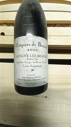 Bourgogne Savigny-lès-Beaune Premier Cru Hospices de Beaune Fouquerand 2001