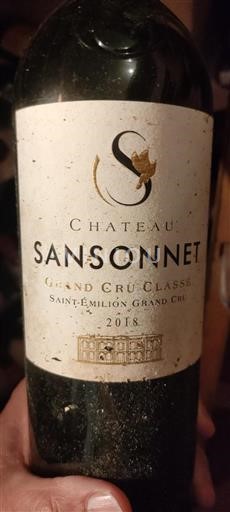 Burdeos Saint-Émilion Grand Cru Château Sansonnet 2018