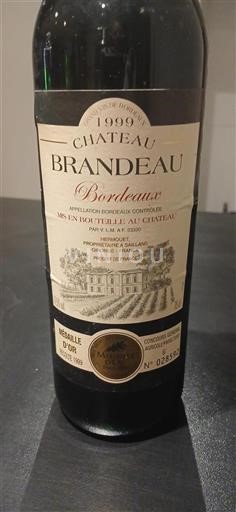 Bordeaux Château Brandeau 1999