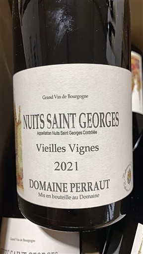 Bourgondië Nuits-saint-georges Domaine Perraut Vieilles Vignes 2021