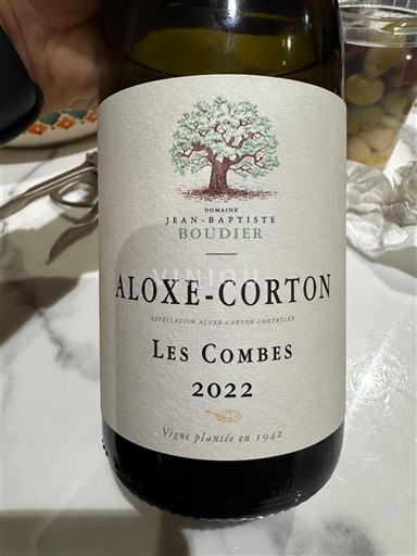 Borgoña Aloxe-Corton Domaine Jean-Baptiste Boudier Les Combes 2022