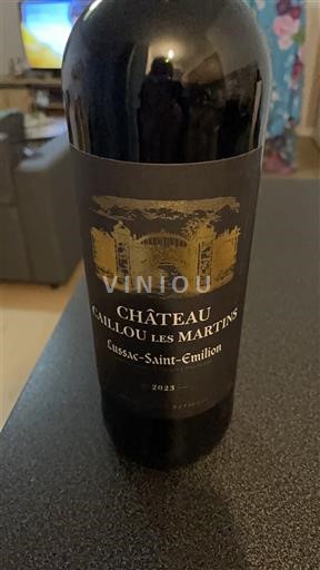 Bordeaux Lussac-Saint-Émilion Château Caillou Les Martins 2023