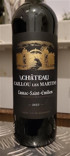 Bordeaux Lussac-saint-émilion Château Caillou Les Martins 2023