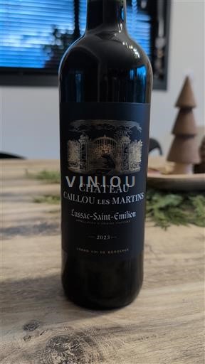 Bordéus Lussac-Saint-Émilion Château Caillou Les Martins 2023