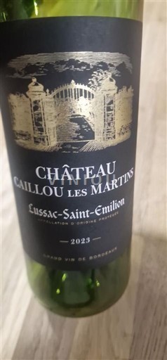 Bordeaux Lussac-Saint-Émilion Château Caillou Les Martins 2023