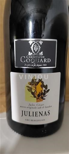 Beaujolais Juliénas Christophe Coquard Jules César 2023