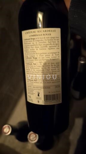 Languedoc Nicht spezifiziert Château Ricardelle Combe Male Rouge 2020