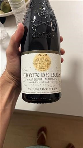 Rhônedalen Châteauneuf-du-Pape M. Chapoutier Croix de Bois 2020