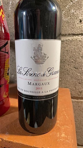 Bordeaux Margaux Grand Cru La Sirène de Giscours 2011