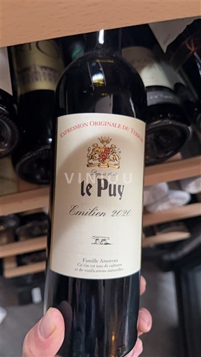 Bordeaux Francs Côtes de Bordeaux Le Puy Émilien 2020