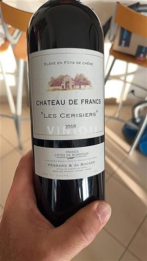 Bordeaux Francs-Côtes-de-Bordeaux Château Francs Les Cerisiers 2018