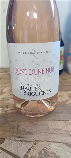 Languedoc Ikke specificeret Domaine Les Hautes Brigières Rosé d'une Nuit Ikke årgangsbestemt