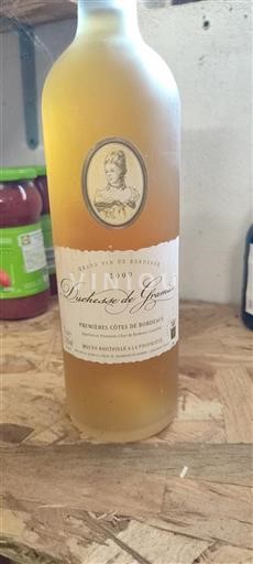 Bordeaux Premières-Côtes-de-Bordeaux Graman Duchesse de Graman 2009