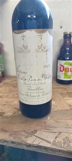 Bordéus Pauillac Grand Cru Classé Château Mouton Baron Philippe 1969