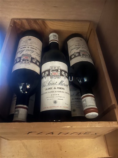 Burdeos Lalande-de-Pomerol Clos Saint Marcel 1982