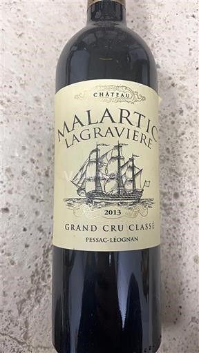 Bordeaux Pessac-Léognan Grand Cru Classé Château Malartic-Lagravière 2013