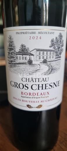 Burdeos Bordeaux Château Gros Chêne 2024