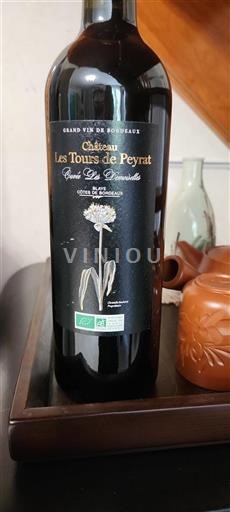 Burdeos Blaye-Côtes de Burdeos Château Les Tours de Peyrat Les Demoiselles Sin añada