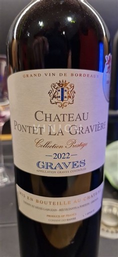 Bordeaux Graves Château Pontet La Gravière Collection Prestige 2022