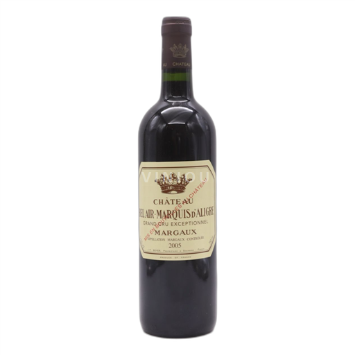 Bordeaux Margaux Bel Air Marquis d'Aligre 2005