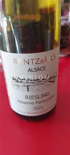 Alsace Grand Cru Rentz & Fils Réserve Particulière 2021