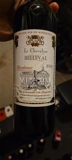 Bordeaux Le Chevalier Belleval 2009