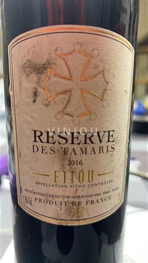 Languedoc Fitou Réserve des Tamaris 2016
