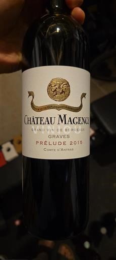 Bordeaux Graves Château Magence Prélude 2015