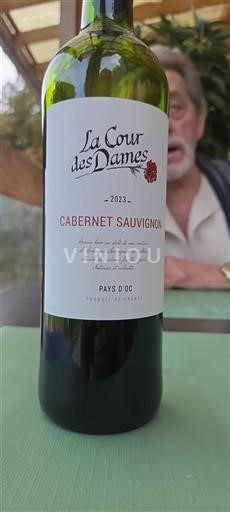Languedoc og Roussillon Pays d'Oc La Cour des Dames Cabernet Sauvignon 2023