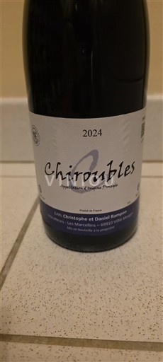 Beaujolais Chiroubles EARL Christophe et Daniel Rampon 2024