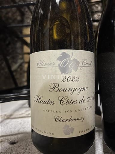 Bourgogne Hautes Côtes de Nuits Olivier Gard 2022
