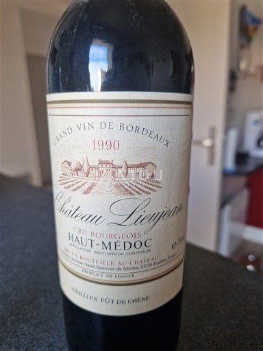 Bordeaux Haut-Médoc Château Lieujean 1990