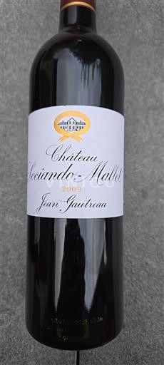 Bordeaux Haut-Médoc Château Sociando-Mallet Jean Gautreau 2009