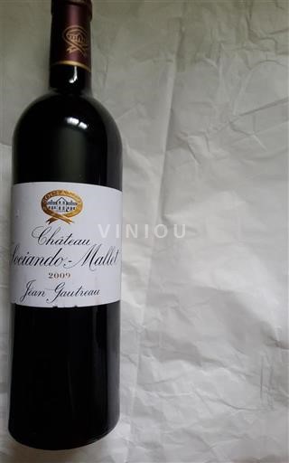 Burdeos Haut-Médoc Château Sociando-Mallet Jean Gautreau 2009