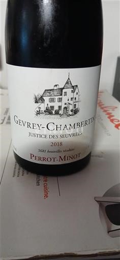 Bourgondië Gevrey-Chambertin Perrot-Minot Justice des Seuvrées 2018