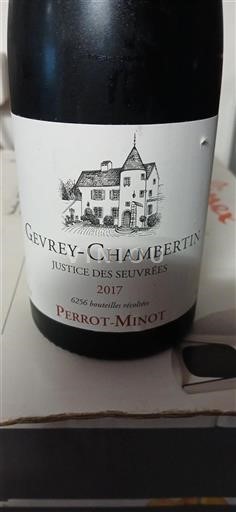 Bourgondië Gevrey-Chambertin Perrot-Minot Justice des Seuvrées 2017