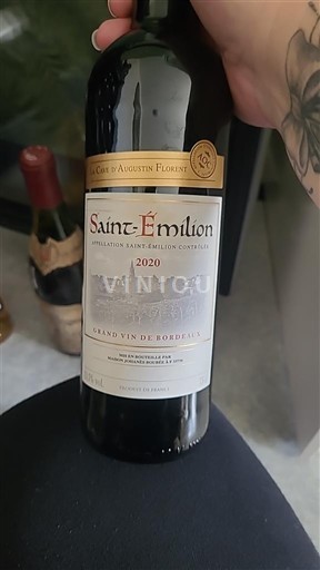 Bordeaux Saint-Émilion La Cave Augustin Florent 2020