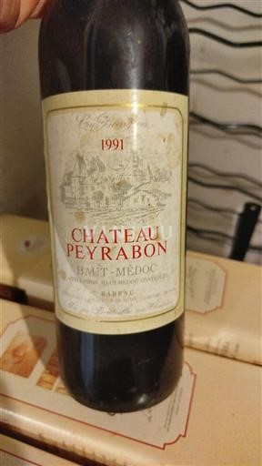 Bordeaux Haut-Médoc Cru Bourgeois Château Peyrabon 1991