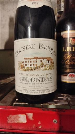 Valle del Ródano Gigondas L'Oustau Fauquet 1988