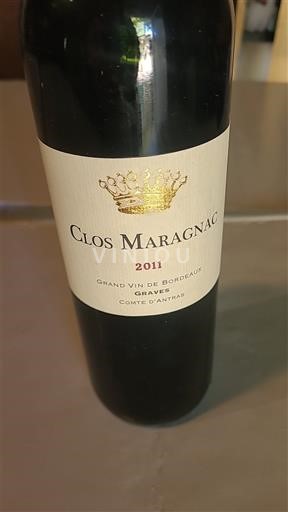 Bordeaux Graves Clos Maragnac 2011
