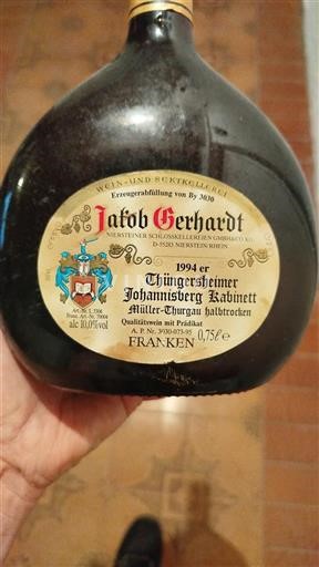 Franconia Jakob Gerhardt Thüngersheimer Johannisberg Kabinett 1994