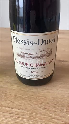 Vallée de la Loire Saumur-champigny Plessis-Duval 2024