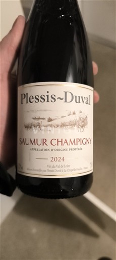 Thung lũng sông Loire Saumur-champigny Plessis-Duval 2024