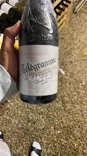 Thung lũng Rhône Châteauneuf-du-pape Domaine Vieux Télégraphe Télégramme 2020