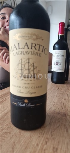 Bordeaux Pessac-Léognan Grand Cru Château Malartic-Lagravière 2018