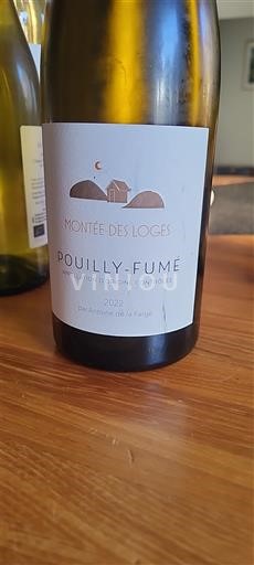Loire Valley Pouilly-fumé Montée des Loges 2022