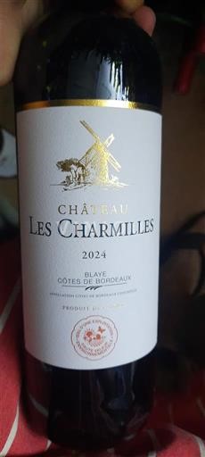 Bordeaux Blaye-Côtes-de-Bordeaux Château Les Charmilles 2024